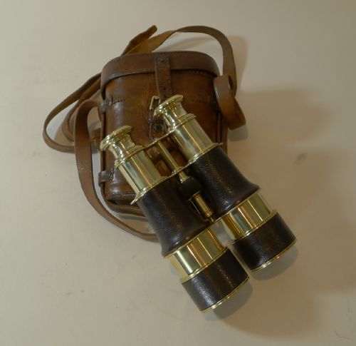 Pair Ww1 Binoculars - British Officer's Issue by Lemaire, Paris