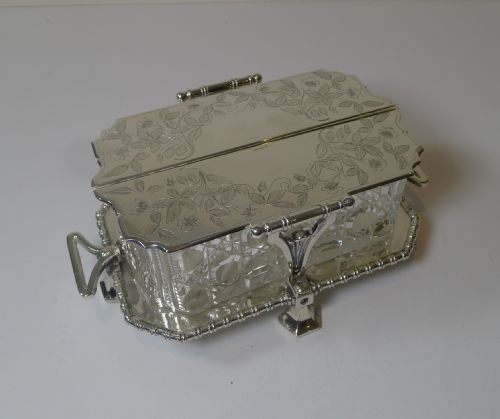 Superb Elkington Butter Dish in Silver Plate C.1881