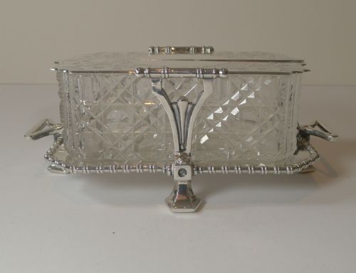fig 2. Superb Elkington Butter Dish In Silver Plate c.1881