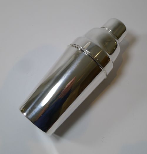 fig 2. Mappin & Webb - Art Deco Silver Plated Cocktail Shaker c.1930's