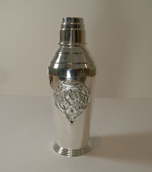 Rare Art Deco Cocktail Shaker by Atkin Brothers C.1930