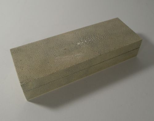 SMART ANTIQUE SHAGREEN GAMING COUNTER POKER CHIP BOX C1920 - ADDITIONAL PHOTO 7