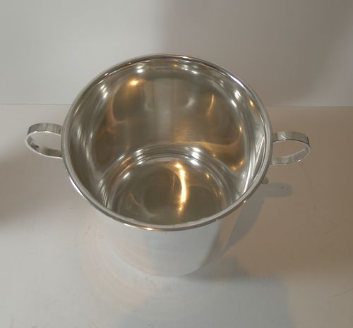CHRISTOFLE PARIS GALLIA CHAMPAGNE BUCKET WINE COOLER ART DECO PERIOD - ADDITIONAL PHOTO 2