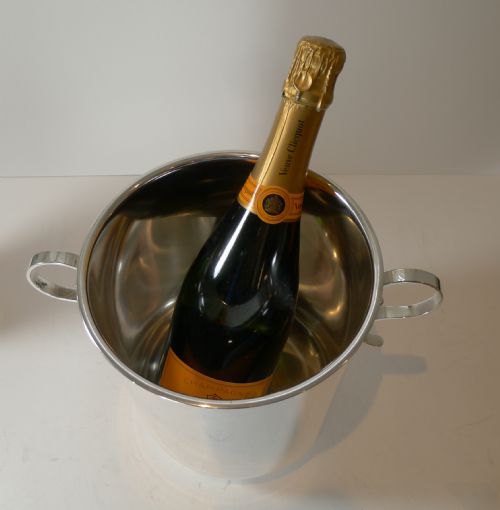 CHRISTOFLE PARIS GALLIA CHAMPAGNE BUCKET WINE COOLER ART DECO PERIOD - ADDITIONAL PHOTO 5