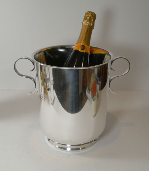 CHRISTOFLE PARIS GALLIA CHAMPAGNE BUCKET WINE COOLER ART DECO PERIOD - ADDITIONAL PHOTO 7