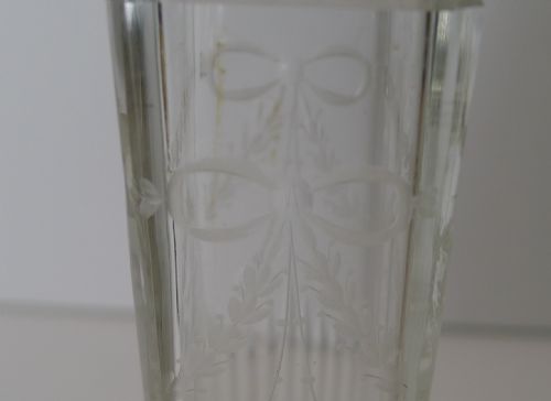 TALL SILVER GUILLOCHE ENAMEL LIDDED JAR BY GOLDSMITH'S AND SILVERSMITH'S CO 1931 - ADDITIONAL PHOTO 2