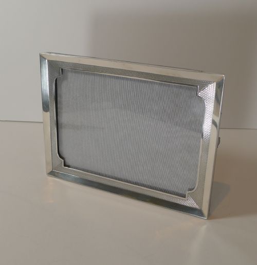 Unusual English Silver Photograph / Picture Frame - 1926