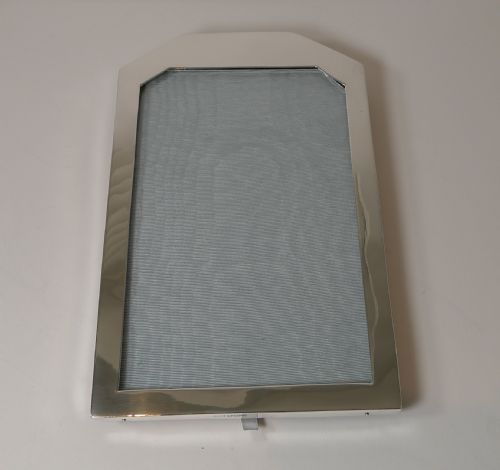 ANTIQUE ENGLISH ART DECO STERLING SILVER PICTURE FRAME - ADDITIONAL PHOTO 6