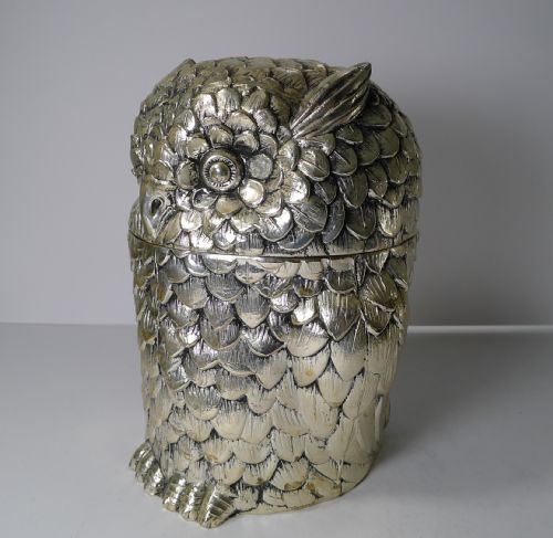 fig 1. Mauro Manetti, Florence, Italy - Owl Ice Bucket c.1960