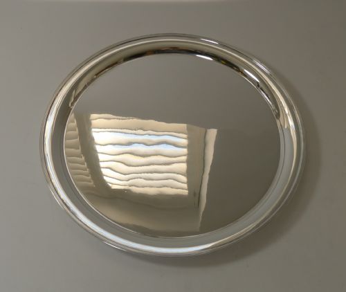 Art Deco Silver Plated Cocktail / Serving Tray C.1930's - Mappin & Webb
