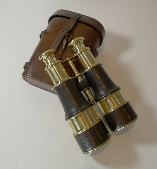 Pair Ww1 Binoculars - British Officer's Issue by Lemaire, Paris