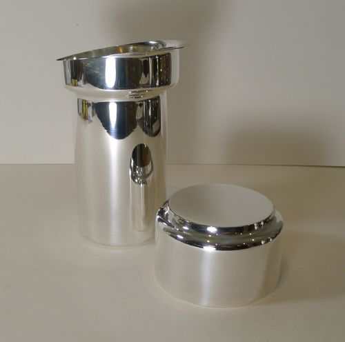 fig 1. Vintage Italian Silver Plated Cocktail Shaker by Lino Sabattini c.1960