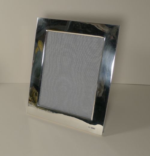 Smart Antique English Sterling Silver Picture Frame by James Dixon & Sons