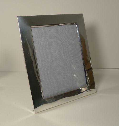 fig 1. Smart Antique English Sterling Silver Picture Frame by James Dixon & Sons