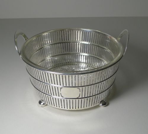 American Solid / Sterling Silver Ice Bowl / Bucket C.1920 - Watson