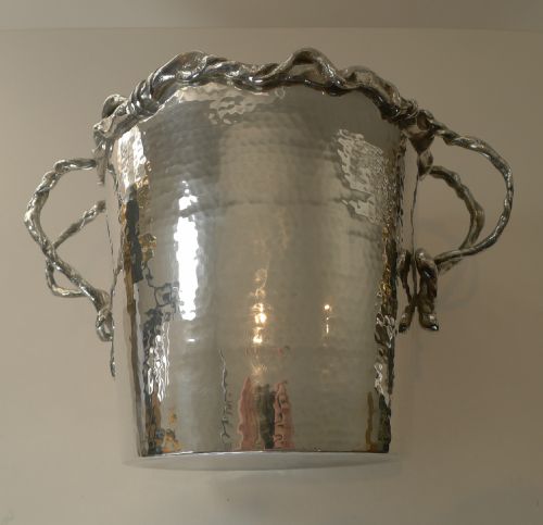 fig 1. Magnificent Modernist Italian Wine Cooler / Champagne Bucket c.1960