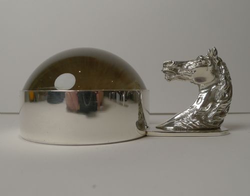 Hermes, Paris - Equestrian Horse Head Magnifying Glass C.1960