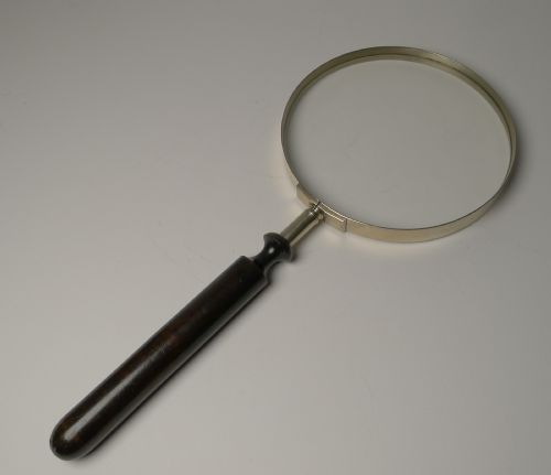 Antique English Oversized Magnifying / Library Glass C.1900