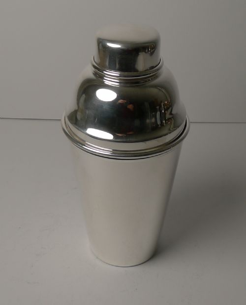 fig 1. Australian Art Deco Silver Plated Cocktail Shaker c.1940