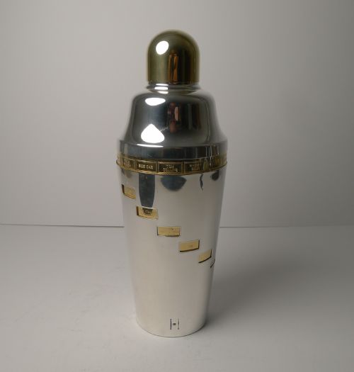 American Napier Recipe / Menu Cocktail Shaker C.1930's