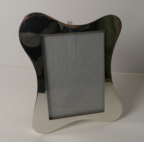 Antique English Art Nouveau Sterling Silver Picture Frame - 1914