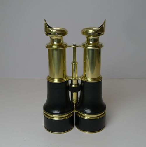 Pair Antique English 12 Lens Binoculars C.1915
