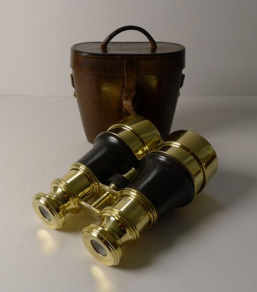 Fine Antique English Binoculars by J H Steward, London C.1915
