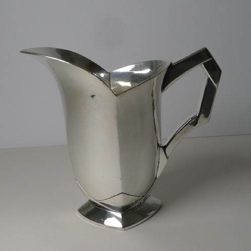 SUE ET MARE FOR ORFVRERIE GALLIA MAISON CHRISTOFLE ART DECO JUG C1925 - ADDITIONAL PHOTO 5
