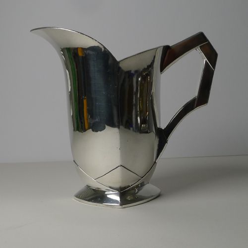 SUE ET MARE FOR ORFVRERIE GALLIA MAISON CHRISTOFLE ART DECO JUG C1925 - ADDITIONAL PHOTO 6