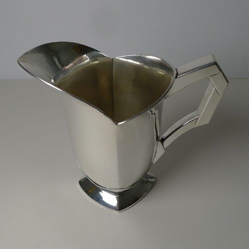 SUE ET MARE FOR ORFVRERIE GALLIA MAISON CHRISTOFLE ART DECO JUG C1925 - ADDITIONAL PHOTO 7