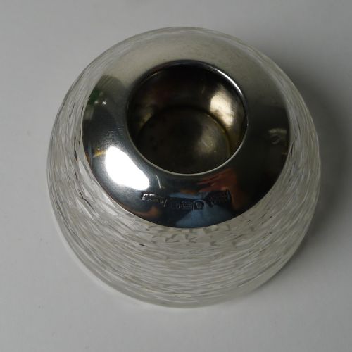 fig 4. Asprey, London - Antique Cut Glass & Silver Match Striker