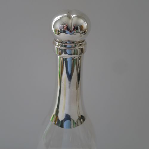 VICTORIAN NOVELTY CHAMPAGNE BOTTLE DECANTER 1893 - ADDITIONAL PHOTO 2