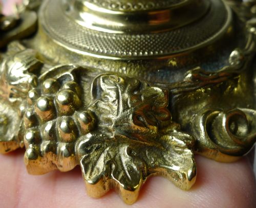 ANTIQUE ENGLISH POLISHED BRASS COUNTER DESK BELL C1890 - ADDITIONAL PHOTO 8