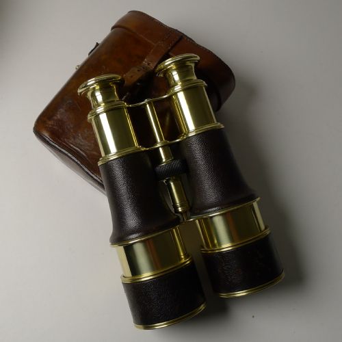 Fine Pair Cased Binoculars by W Gregory & Co. Ltd. - N.r.a.