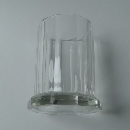 MOSER GLASS 800 SILVER LIQUEUR DECANTER AND SIX SHOT GLASSES - ADDITIONAL PHOTO 7