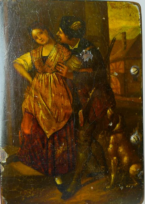 GERMAN CONCEALED EROTIC SNUFF BOX IN THE MANNER OF STOBWASSER C1820 - ADDITIONAL PHOTO 1