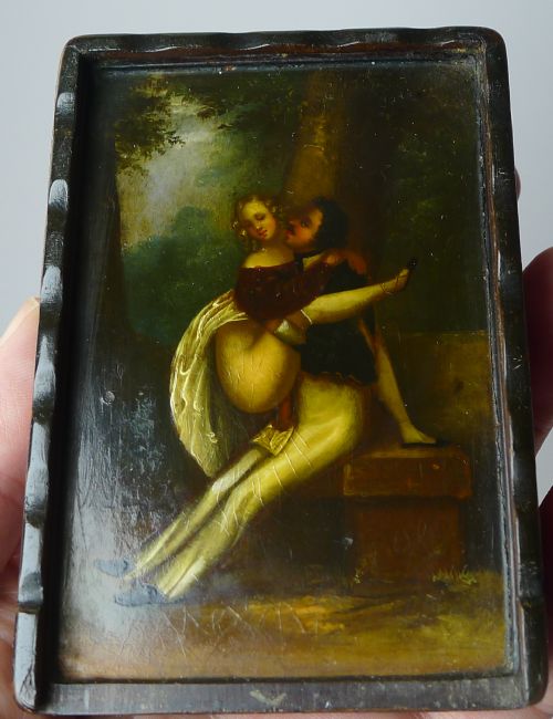 GERMAN CONCEALED EROTIC SNUFF BOX IN THE MANNER OF STOBWASSER C1820 - ADDITIONAL PHOTO 5