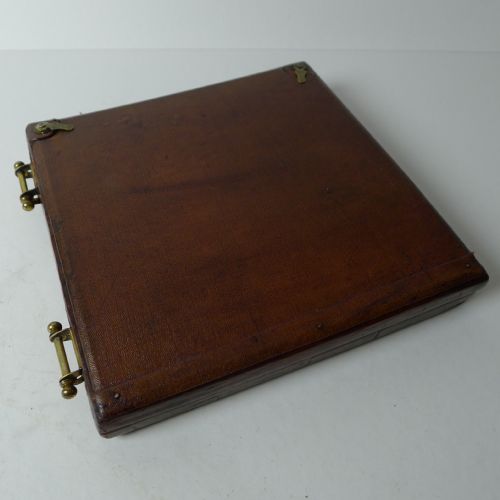 CROCODILE DOUBLE FOLDING TRAVEL PHOTOGRAPH PICTURE FRAME - ADDITIONAL PHOTO 2