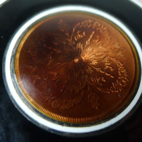STUNNING FRENCH SILVER GUILLOCHE ENAMEL PILL BOX - ADDITIONAL PHOTO 7