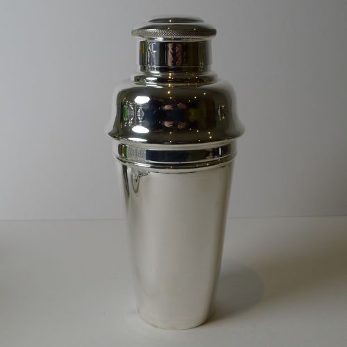 Asprey, London, Large 1 1/2 Pint Cobbler Cocktail Shaker C.1930