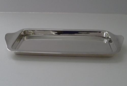 fig 1. Asprey, London, Small Silver Plated Cocktail Tray c.1910