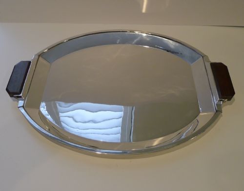 Fine French Art Deco Silver Plated Tray - Christofle / Gallia C.1932
