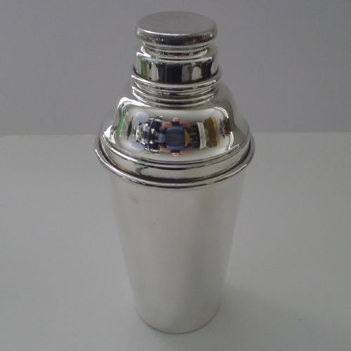 Garrard, London - Art Deco Silver Plated Cocktail Shaker