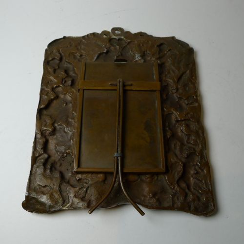 MAGNIFICENT LARGE ANTIQUE FRENCH PHOTOGRAPH PICTURE FRAME C1900 CHERUBS - ADDITIONAL PHOTO 10