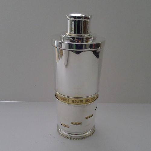 Italian Recipe Cocktail Shaker by Macabo