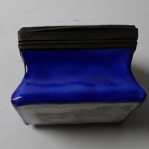 fig 1. 18th Century Antique Bilston Enamel Patch Box c.1760