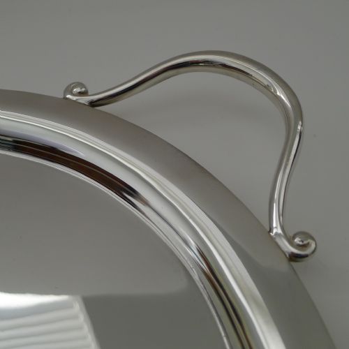 ART DECO SILVER PLATED COCKTAIL TRAY BY ASPREY LONDON C1930 - ADDITIONAL PHOTO 1
