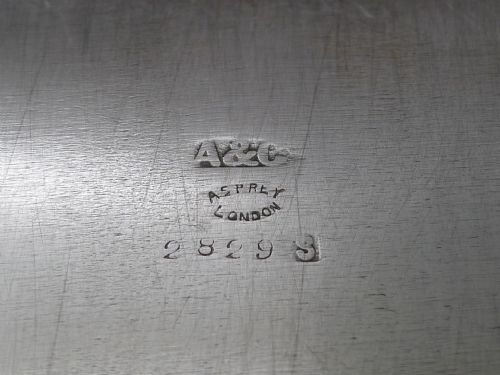 ART DECO SILVER PLATED COCKTAIL TRAY BY ASPREY LONDON C1930 - ADDITIONAL PHOTO 5