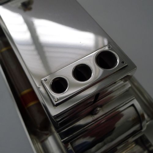 RARE ENGLISH VICTORIAN SILVER CIGAR COMPENDIUM ON WHEELS - ADDITIONAL PHOTO 4