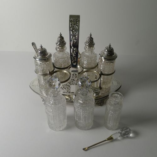 fig 1. Stunning Boardman & Glossop Table Cruet c.1895